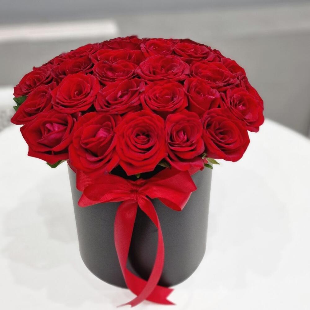 Розы в коробке