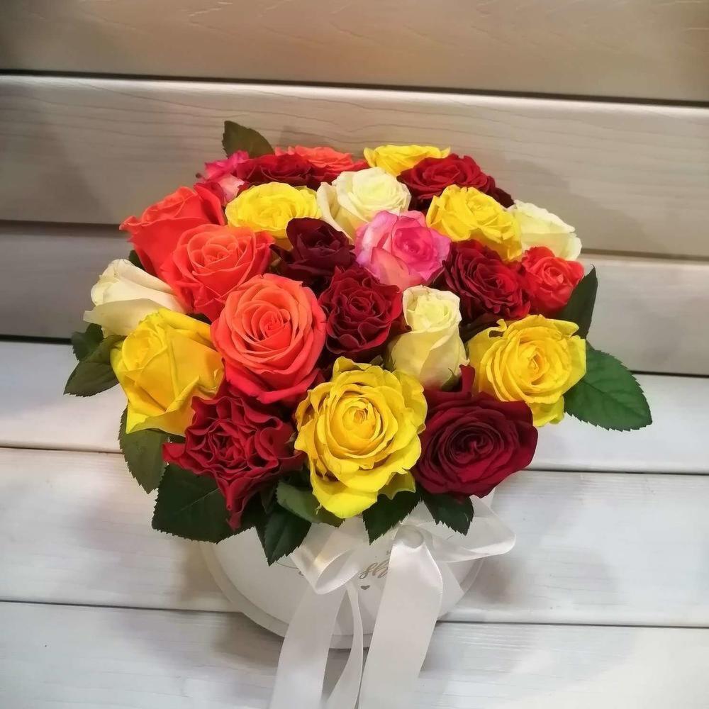 Цветы в коробке